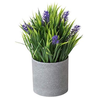 Imagem de heave Mini plantas artificiais em vaso, arbusto de plástico falso, plantas verdes artificiais para decoração de casa, jardim, banheiro, presente de boas-vindas, 14