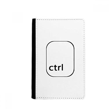 Imagem de Capa carteira com símbolo de teclado Ctrl porta-passaporte Notecase Burse