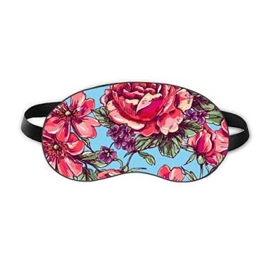 Imagem de Calça Flower Life Capa para sombra noturna macia com estampa de folha céu e sono