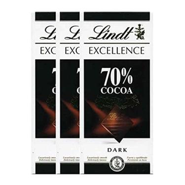 Imagem de 3x Chocolate LINDT Excellence Dark 70% 100g