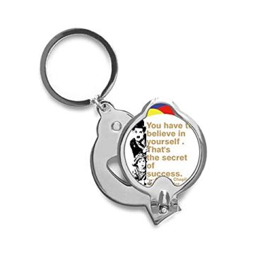 Imagem de Chaplin Believes Actors Art Deco, cortador de unhas afiadas de aço inoxidável