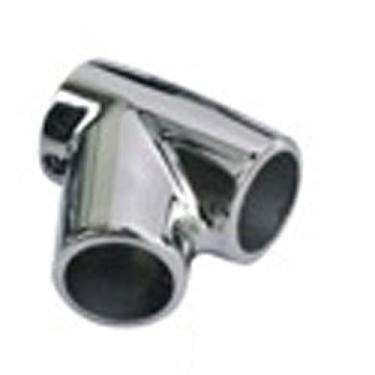 Imagem de Sea-Dog 290600-1 Camiseta de trilho manual universal de aço inoxidável - 60°, 7/8" diâmetro externo do tubo.