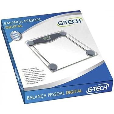 Imagem de Balança Corporal G-tech Glass 10, Até 150 Kg
