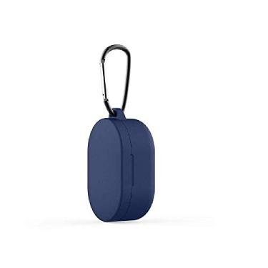 Imagem de Case Capa Protetora de Silicone Flexível compatível MI e REDMI AirDots - Nandos-Store (AirDots 3, Azul)
