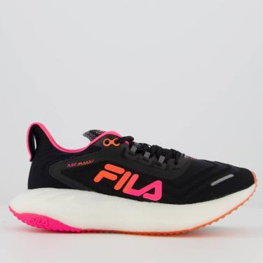 Imagem de Tênis Fila Float Maxxi Feminino Preto e Coral  masculino