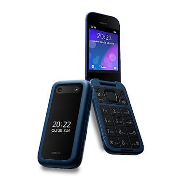 Imagem de Celular Nokia 2660 Flip 4G Dual Chip + Tela Dupla 2,8" e 1,8" + Botões grandes e emergência Azul - NK122