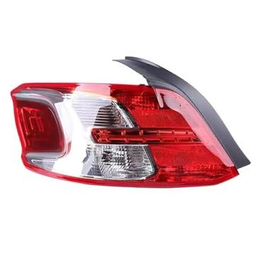 Imagem de Luz traseira do carro Luz traseira de giro lâmpada de freio luz para-choque luz traseira carcaça 9674807780, para Peugeot 301 2012-2016