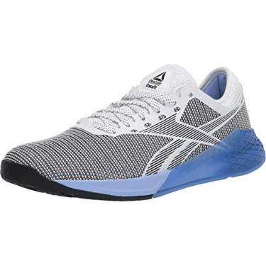 Imagem de Reebok Tênis feminino Nano 9 Cross Trainer, Branco/Preto/Azul Blast, 5.5