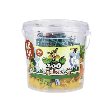 Imagem de Playset Zoológico 30 Figuras Diversas - Gulliver