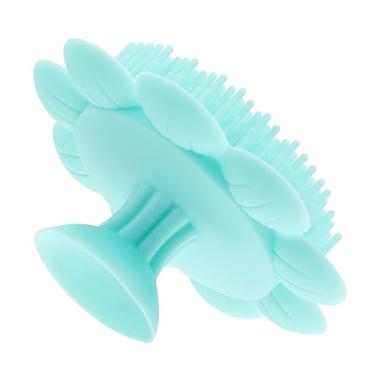 Imagem de UTHCLO 1 Unidade escova de shampoo de silicone massageador de couro cabeludo massageador de shampoo seco molhado purificador escova de limpeza massageador de bebê Corpo xampu