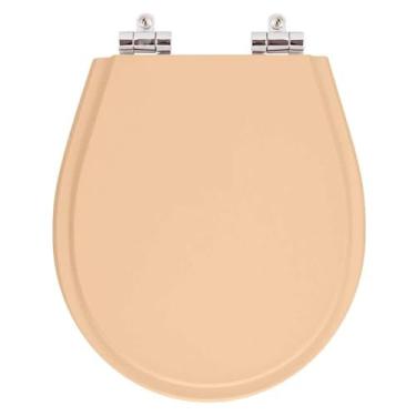 Imagem de Assento Sanitario Poliester com Amortecedor Avalon Papaya para Vaso Ideal Standard