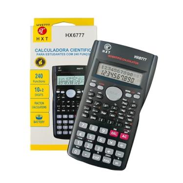 Imagem de Calculadora Científica 82ms 240 Funções com Capa Protetora Visor 2 linhas Preto 10+2 Dígitos