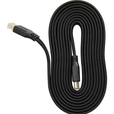 Imagem de Cabo HDMI 10m 2.0 Ultra HD 4K 3D de alta velocidade com conexão dourada