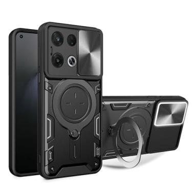 Imagem de Elubugod Capa compatível com Xiaomi Poco X6 Pro 5G, com capa de lente de câmera deslizante compatível com Xiaomi Redmi K70E 5G 2311DRK48C / Poco X6 Pro 5G 2311DRK48G 2311DRK48I capa preta