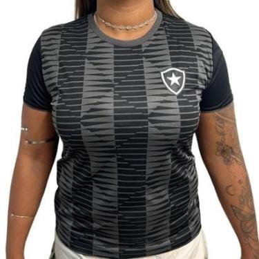 Imagem de Camiseta Braziline Botafogo Stripes Feminino-Feminino