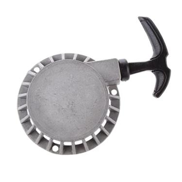 Imagem de Luzhengyang Alça de partida de bicicleta de alumínio 47cc 49cc Mini ATV Starter | Prata 1x incluída | Serve na maioria das mini motos e helicópteros | Liga de metal | Fácil instalação