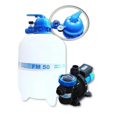 Imagem de Conjunto Filtrante Bomba + Filtro Sodramar Até 78 Mil Litros