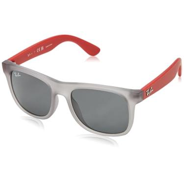Imagem de Óculos de Sol Ray Ban Junior Rj9069s 705987/48 Cinza Fosco Transparente
