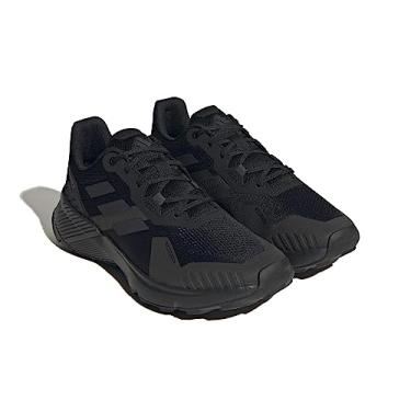 Imagem de adidas Tênis de corrida masculino Terrex Soulstride Trail, Núcleo preto/carbono/cinza, 11