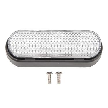 Imagem de BORDSTRACT Tiras reflectantes para ruedas de scooter eléctrico, reflectores de cubo de horquilla delantera, pegatina reflectora nocturna de seguridad para Mi 4 Pro