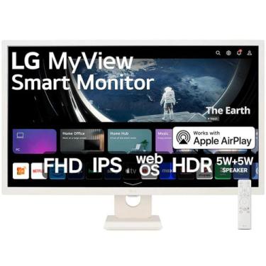 Imagem de Monitor 32" Lg 32Sr50f-W Full Hd Ips, Smart Webos 23, Screen Share, Hd