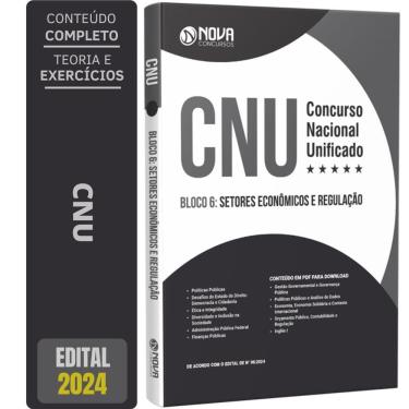 Imagem de Apostila Cnu 2024 - Bloco 6 - Setores Econômicos E Regulação