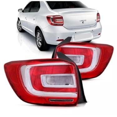 Imagem de Lanterna Traseira Logan 2014 2015 2016 2017 2018 2019 2020 2021 2022 TYC UNIDADE LADO DIREITO