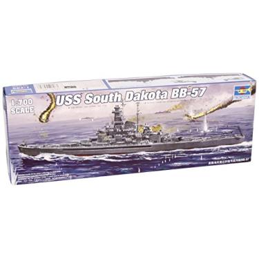 Imagem de Trumpeter 1/700 USS South Dakota BB57 Battleship 1945 Model Kit