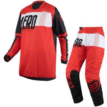 Imagem de Kit Calça + Camisa ASW Image Split 2024 Vermelho, Vermelho, 48/GG