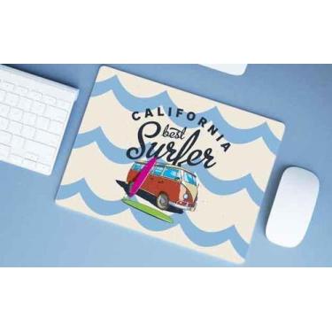 Imagem de Mouse Pad Emborrachado Personalizado Grande Surf Surfista Praia - Delu