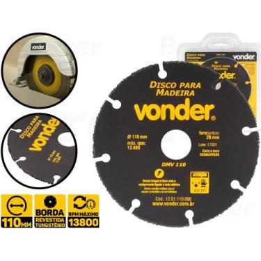 Imagem de Disco Corte Para Madeira Pvc Mdf Piso Laminado 110mm Vonder