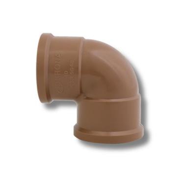 Imagem de Cotovelo Joelho 3/4 90 Graus Soldável 25mm Marrom Krona