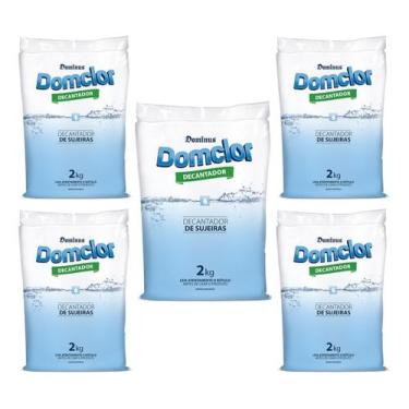 Imagem de Kit 5x Decantador Sulfato De Aluminio Domclor 2kg, Kit 5x Decantador S