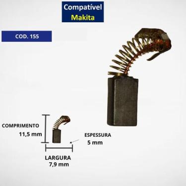Imagem de Escovas De Carvão Furadeira Makita 1010 - carbonpecas