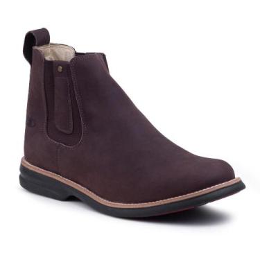 Imagem de Bota Masculina Cano Curto Couro Botina Chelsea Casual - Bell Boots, 41
