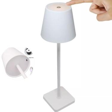 Imagem de Abajur Mesa Touch Usb C Luz Led Estudo E Trabalho Garantia - Blackwatc