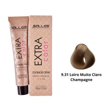 Imagem de Coloração Tintura Extra Color Salles Profissional 60g, 9.31