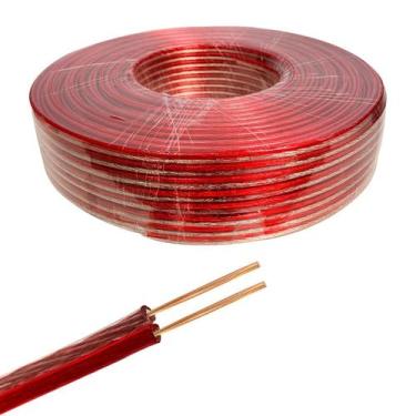 Imagem de Fio Paralelo Preto e Vermelho 100m 2x 1.50mm Cristal - MXT