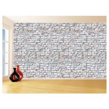 Imagem de Papel De Parede 3D Tijolo Sala Tijolinho Vista 3,5M Xbr12 - Você Decor