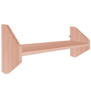 Imagem de Prateleira Nicho de Parede de Livros Decorativa em MDF Mangis 56 x 15 