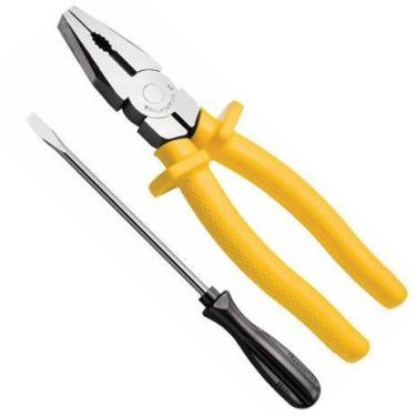 Imagem de Alicate universal 8 " + chave fenda 1/8 x 3  tramontina