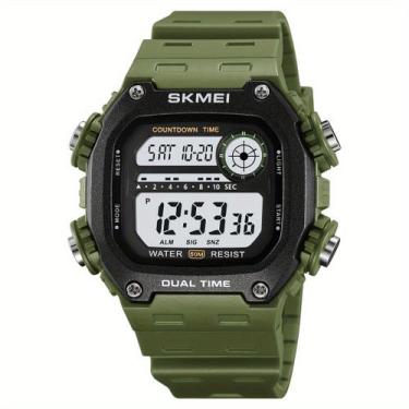 Imagem de Relógio SKMEI - Esportivo, À Prova D'água 50m, Display Luminoso, Verde