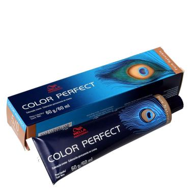 Imagem de Coloração Wella Color Perfect 5/0 Castanho Claro 60g BLZ