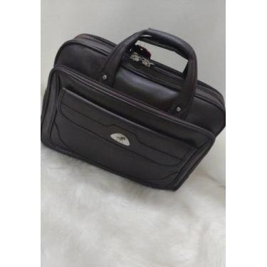 Imagem de Bolsa Pasta notebook couro executiva  reforçada kvn - Keuven, Marrom