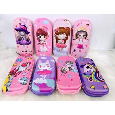 Imagem de Estojo 3D De Lápis de EVA Infantil Com Desenho de Unicórnio Coelho Fog