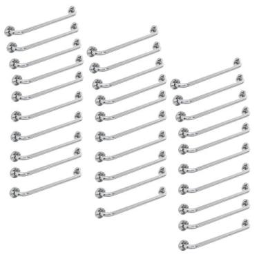 Imagem de Alça de Apoio Inox Barra 50cm Banheiro Kit 30 unidades Idoso Cadeirant