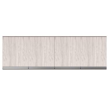 Imagem de Armário Aéreo Andréia 4 Portas 160 cm Castanho Avelã 1844 AJL Móveis