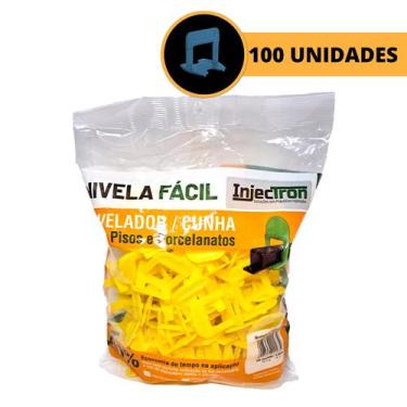 Imagem de Nivelador Nivela Fácil ECO G TOP c/ 100uni - Injectron, 2.0mm