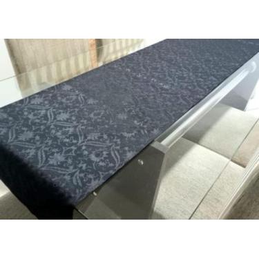 Imagem de Caminho de mesa semipermeavel preto chiq - Mel Home&decor, preto