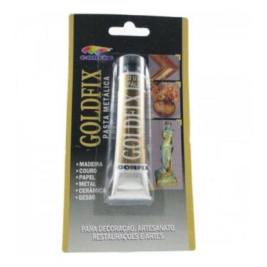 Imagem de Pasta Metalica Goldfix 20ml 244 Ouro Pálido Corfix